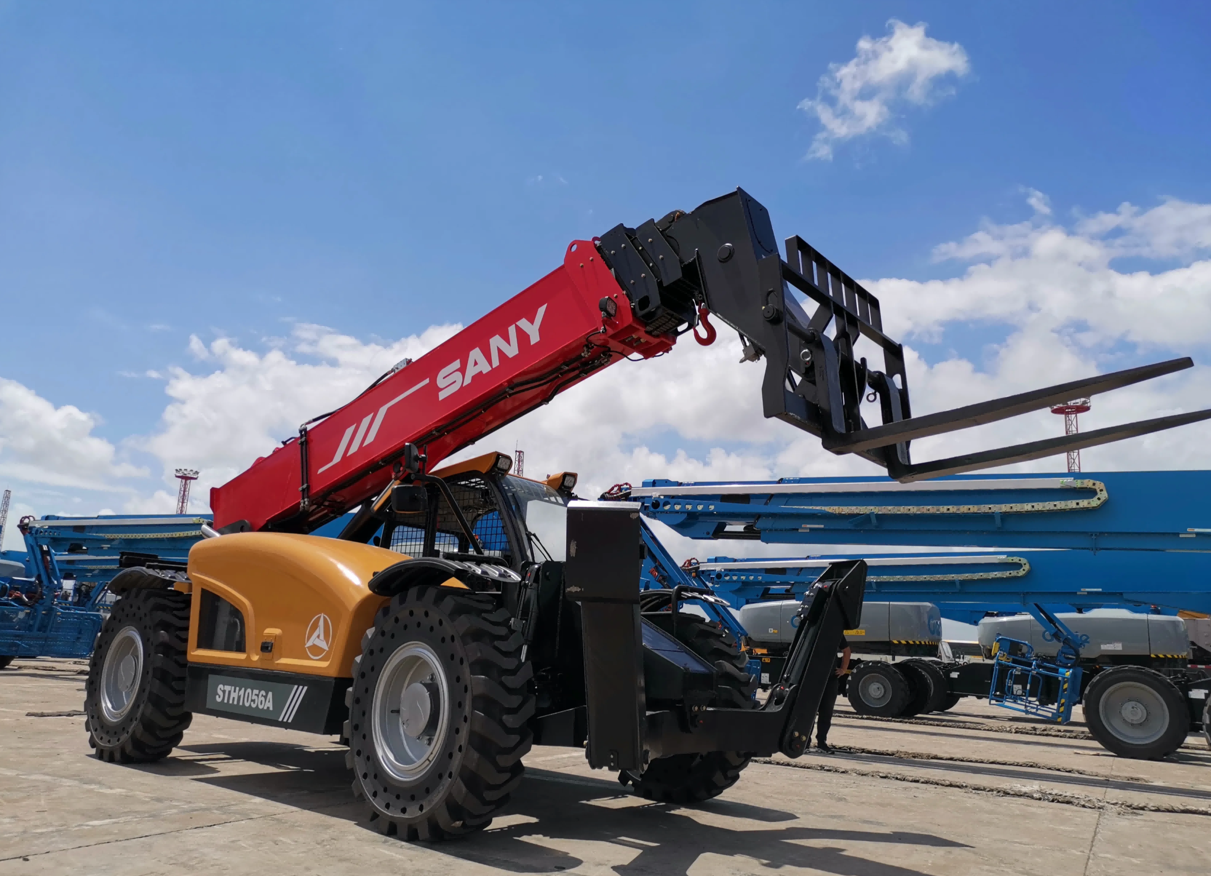A SANY telehandler